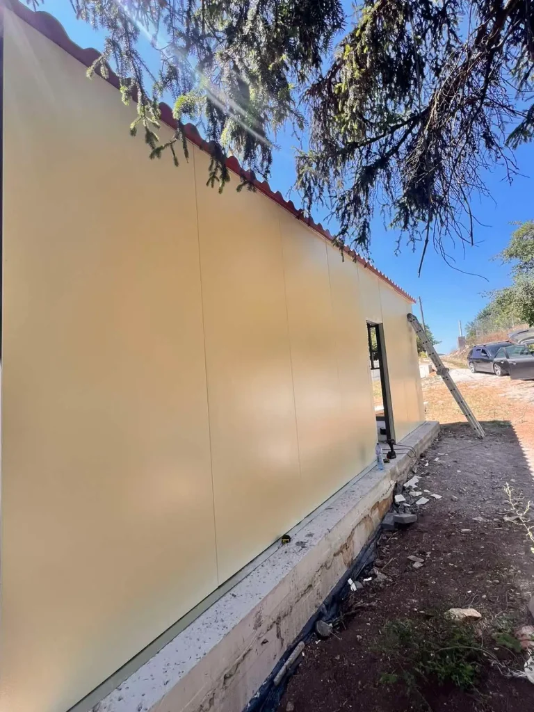 Монтаж на термопанели на къща, гр.Костенец, област София